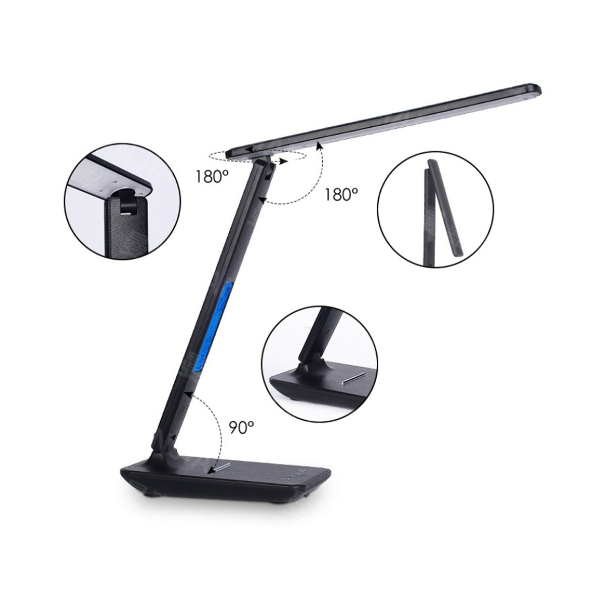 3 in 1 Lamp With Phone Charger, Clock And Thermostat Tech Accessories Salmon Lucky