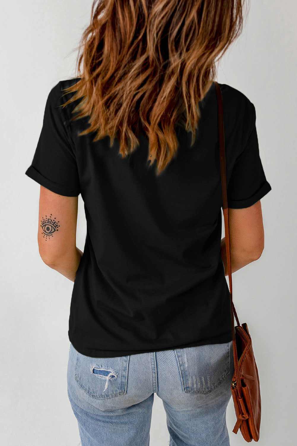 Country Music Graphic Short Sleeve Tee Shirt Trendsi