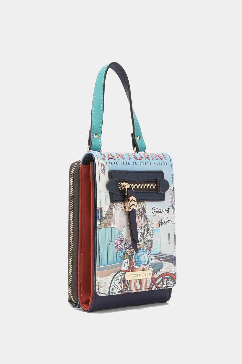 Nicole Lee USA Small Crossbody Wallet Jassorted