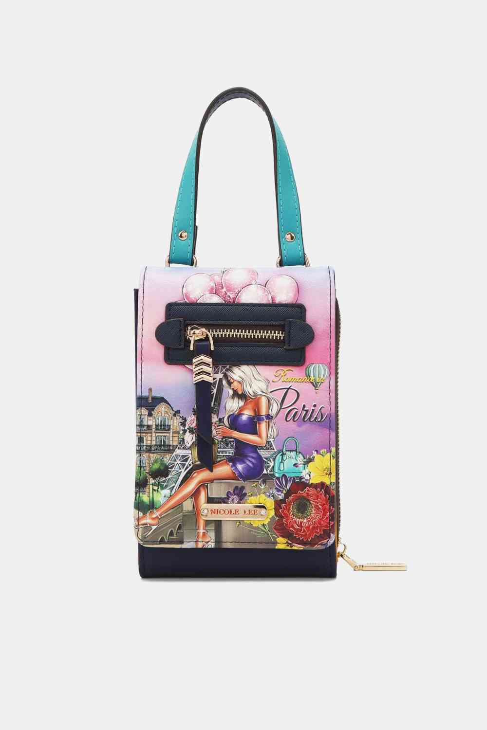 Nicole Lee USA Small Crossbody Wallet Jassorted