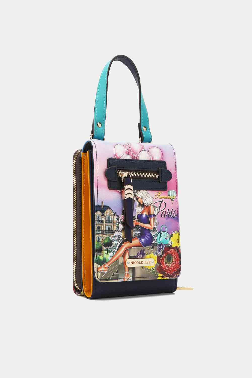Nicole Lee USA Small Crossbody Wallet Jassorted