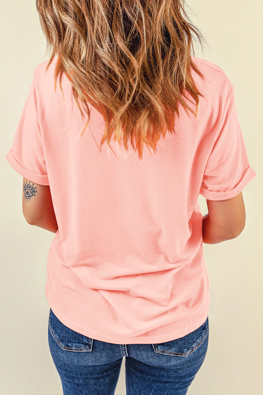 IN MY MAMA ERA Round Neck T-Shirt Trendsi