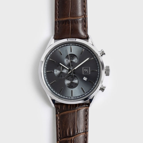 Men's Luxury Chronograph Watch Watches Lime Dionysus Grey