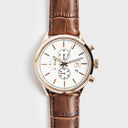 Men's Luxury Chronograph Watch Watches Lime Dionysus White