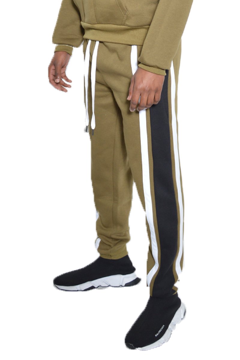 Marx Cotton Sweat Pants Men's Clothing Lime Milo