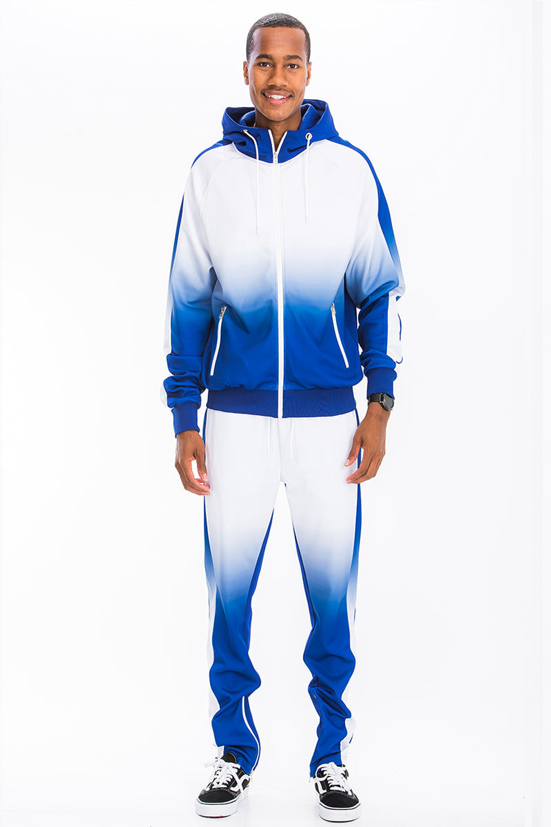 Sky Blue Ombre Suit Men's Clothing Lime Milo
