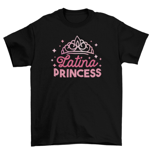 Latina Princess T-shirt T-shirts Turquoise Theseus S BLACK