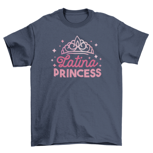 Latina Princess T-shirt T-shirts Turquoise Theseus 2XL NAVY