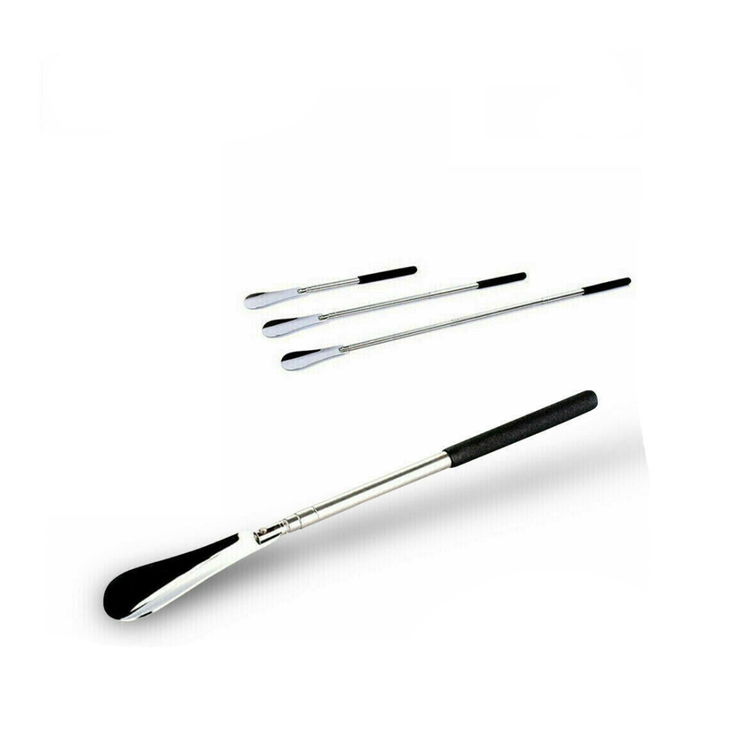 Shoe Horn w/ Extra Long Handle Jassorted Silver One Size