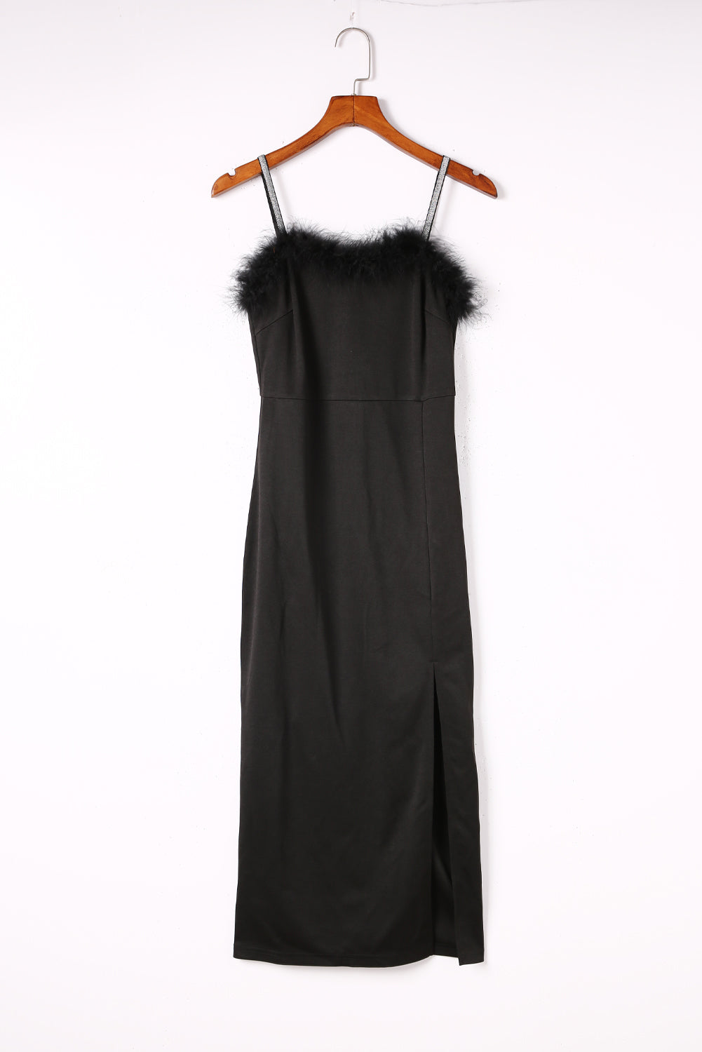 Black Spaghetti Strap Dress Trendsi