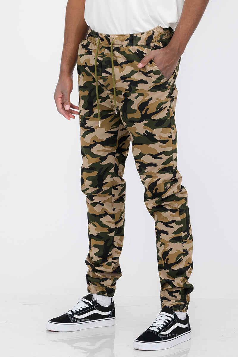 Camouflage Jogger Pants Pants Lime Milo
