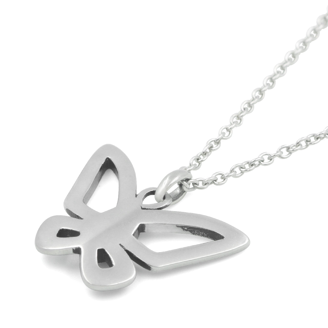 Black & Bold Butterfly Necklace Jewelry & Watches Blue Asteria