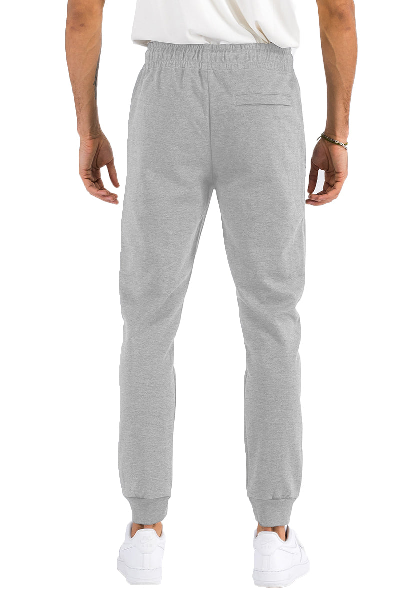 Gray Heathered Cotton Sweats Men's Clothing Lime Milo