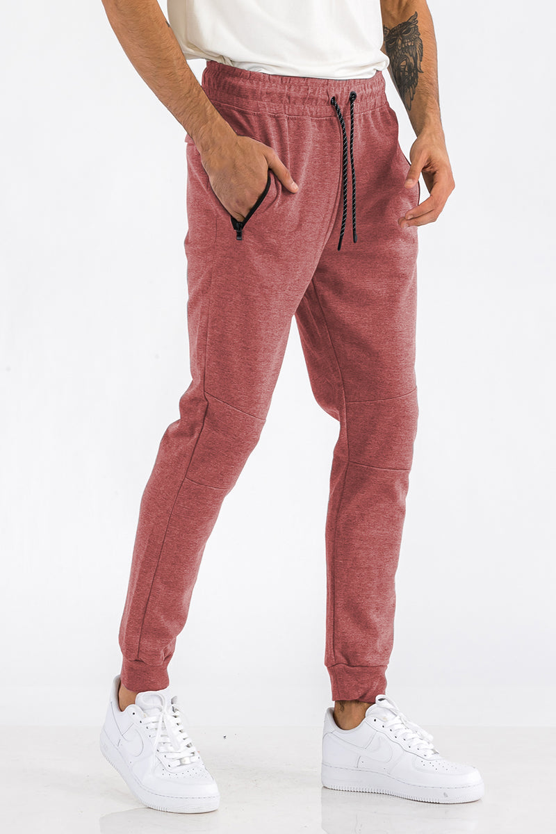Heathered Cotton Sweats Men's Clothing Lime Milo