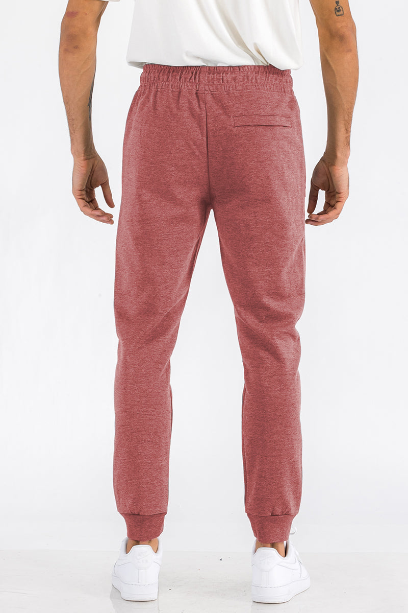 Heathered Cotton Sweats Men's Clothing Lime Milo