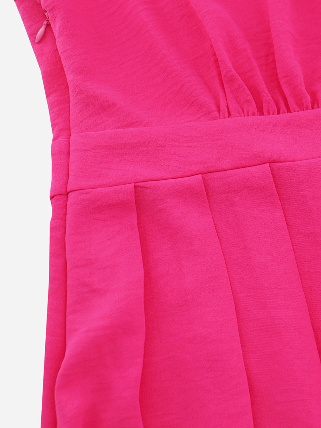 Asymmetrical Neck Sleeveless Dress Trendsi