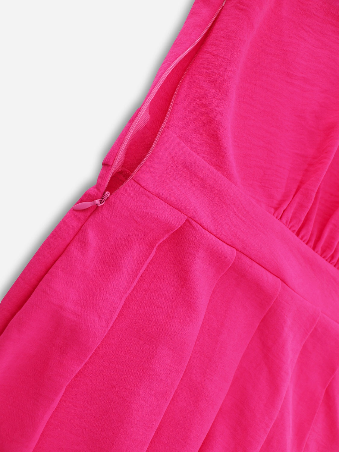 Asymmetrical Neck Sleeveless Dress Trendsi