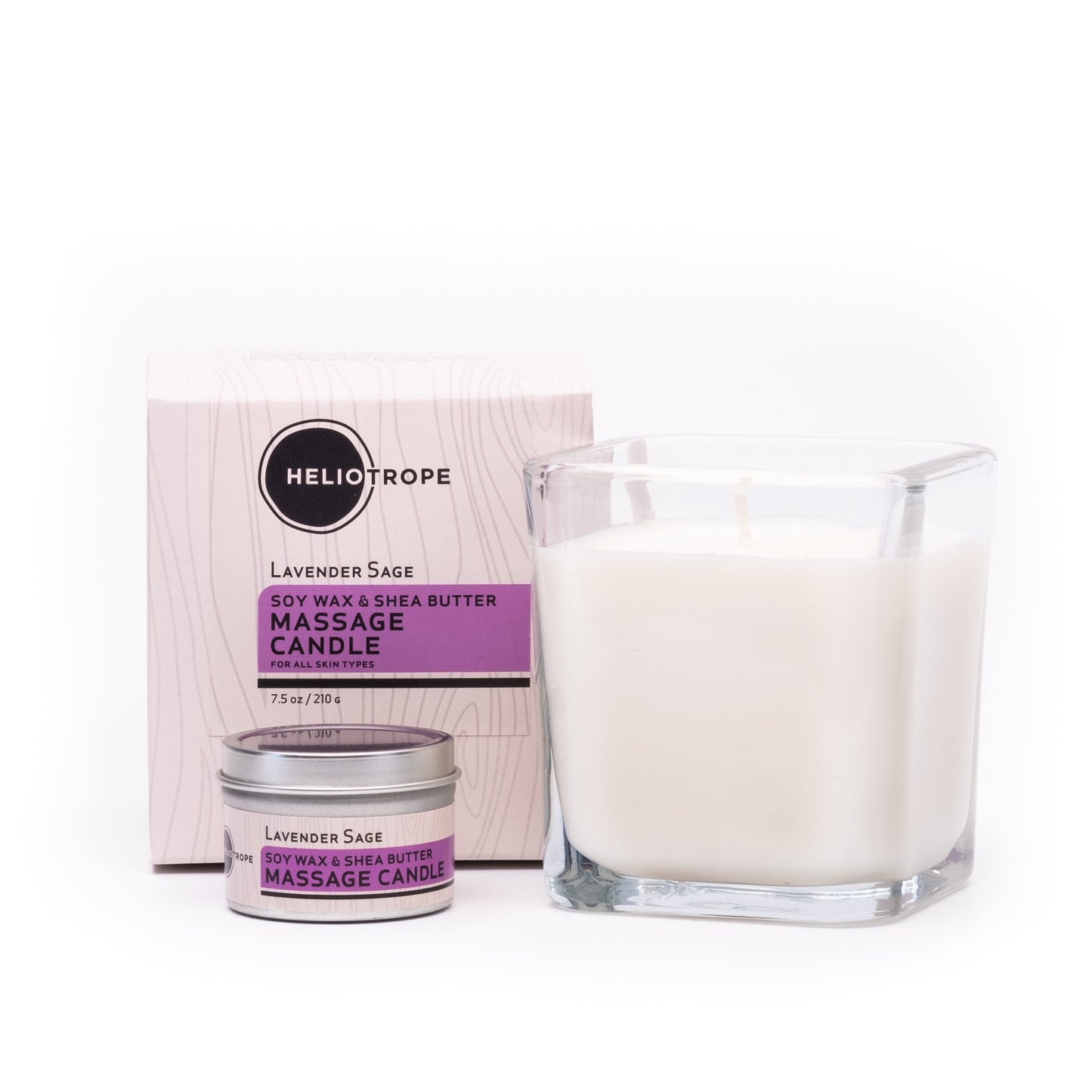 Soy Wax & Shea Butter Massage Candles Bath & Beauty Orange Leto