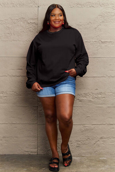 Simply Love IF I'M TOO MUCH THEN GO FIND LESS Round Neck Sweatshirt Jassorted