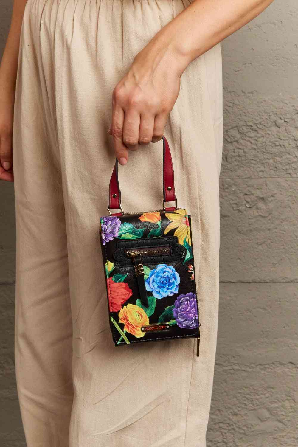 Nicole Lee USA Small Crossbody Wallet Jassorted Be My Valentine One Size