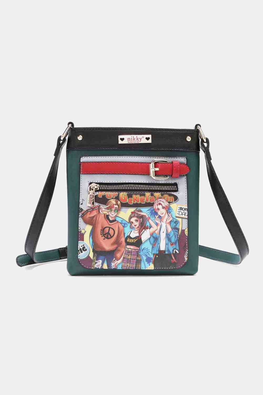 Nicole Lee USA Nikky Crossbody Bag Jassorted Pop Generation One Size