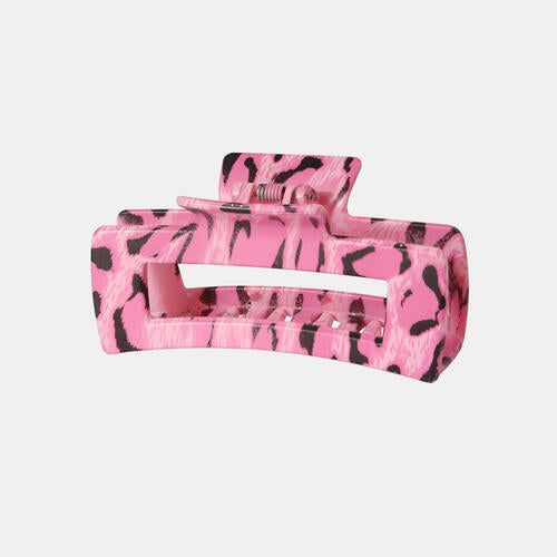 Resin Hair Claw Clip Jassorted Fuchsia Pink One Size
