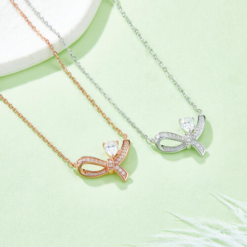 Moissanite 925 Sterling Silver Necklace Jewelry & Watches Jassorted