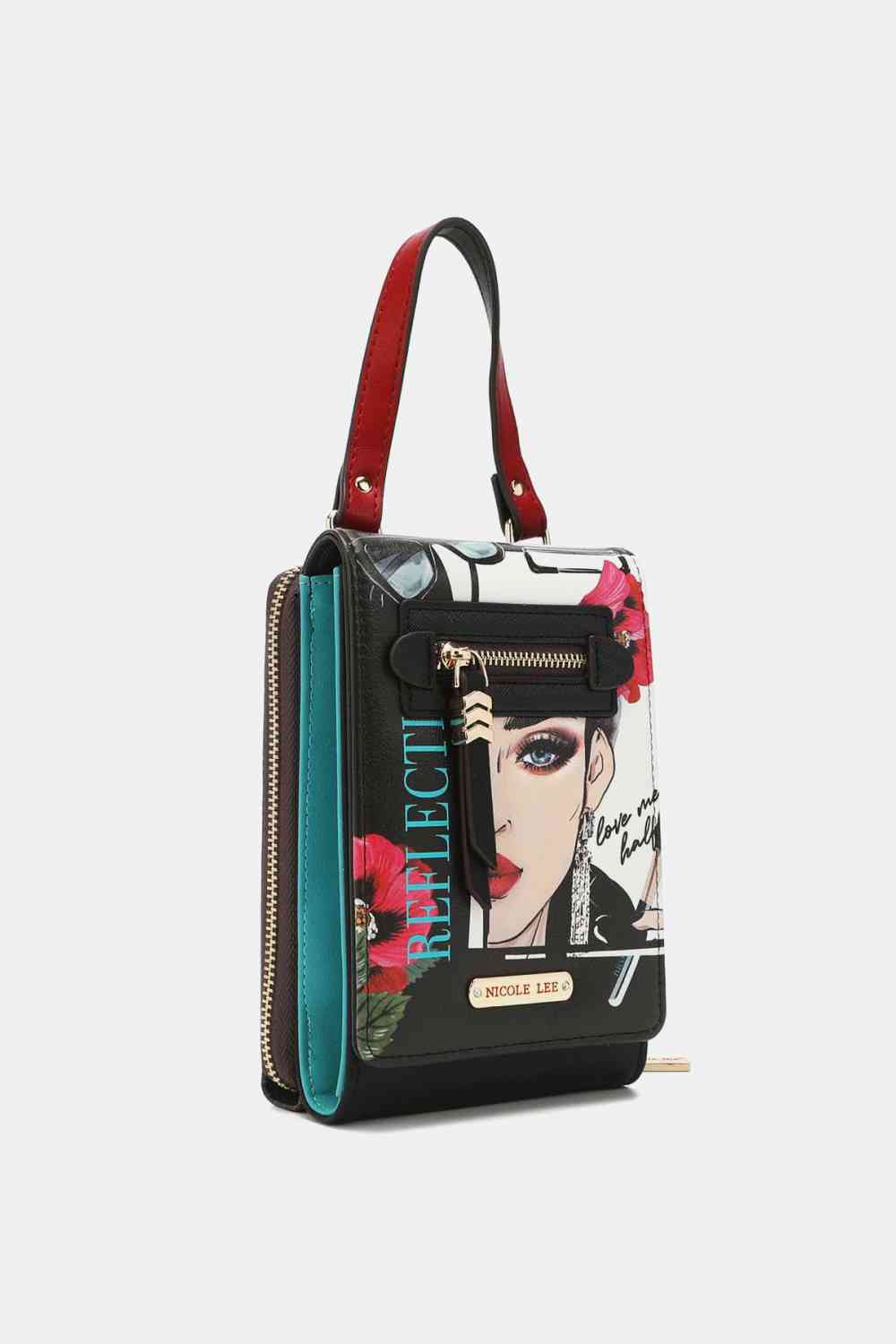 Nicole Lee USA Small Crossbody Wallet Jassorted