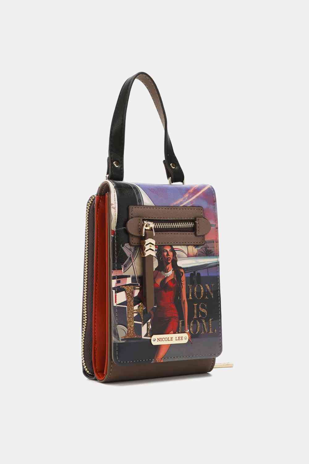 Nicole Lee USA Small Crossbody Wallet Jassorted