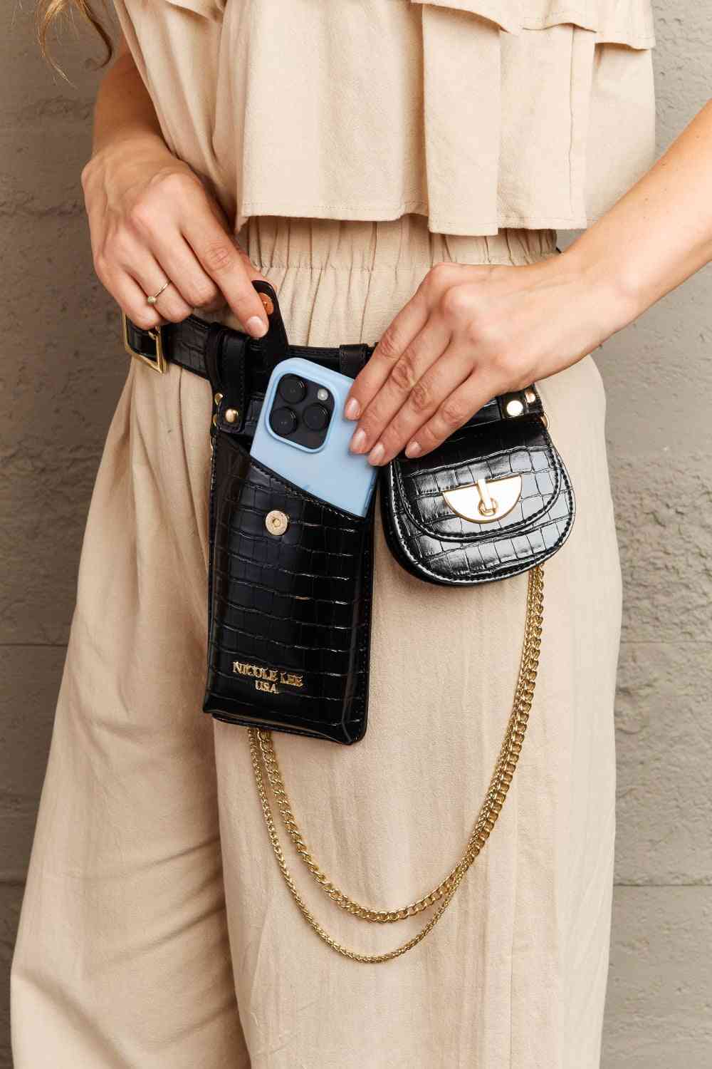 Nicole Lee USA Aurelia Belt Bag Jassorted