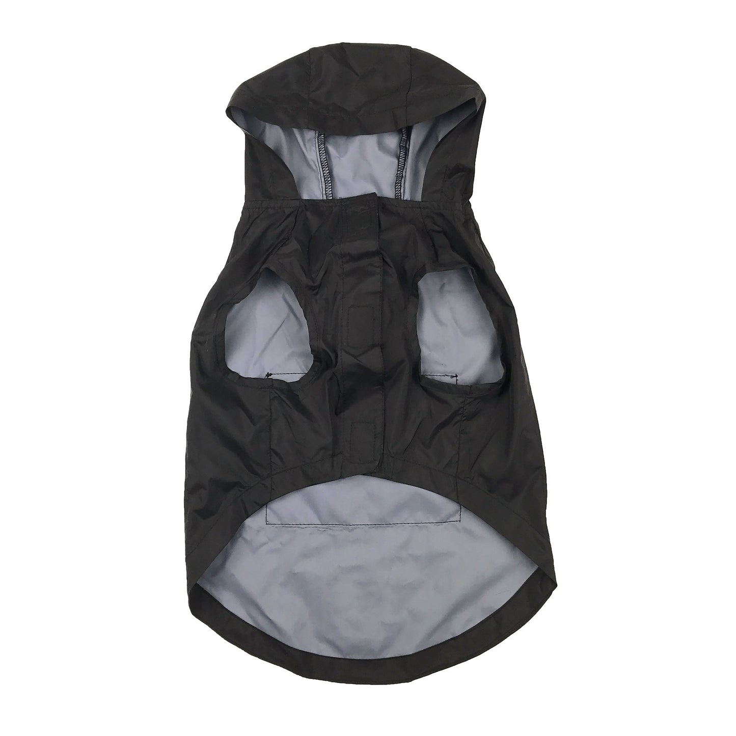 Black Packable Dog Raincoat Jassorted