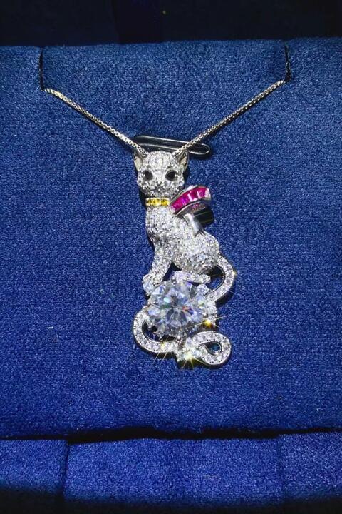 2 Carat Moissanite 925 Sterling Silver Necklace Jassorted