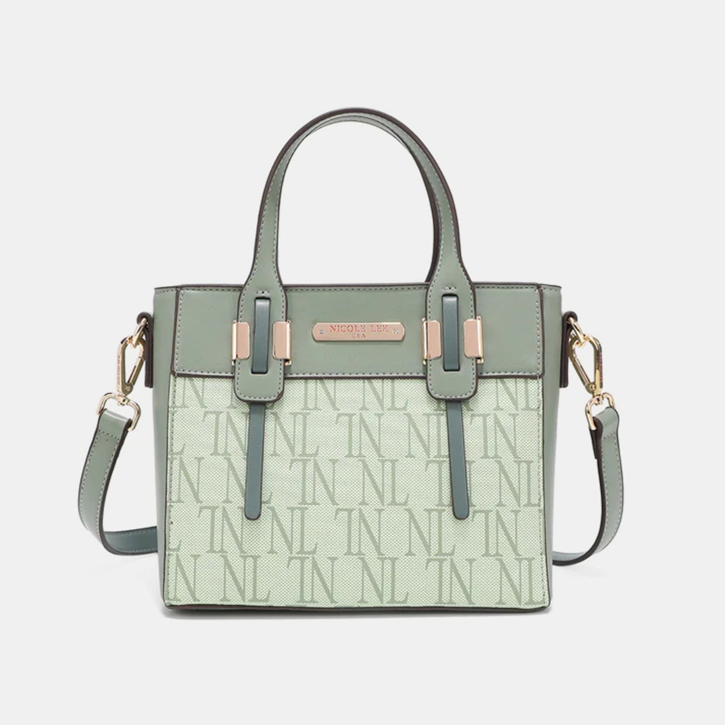 Nicole Lee USA 3-Piece Letter Print Handbag Set Trendsi