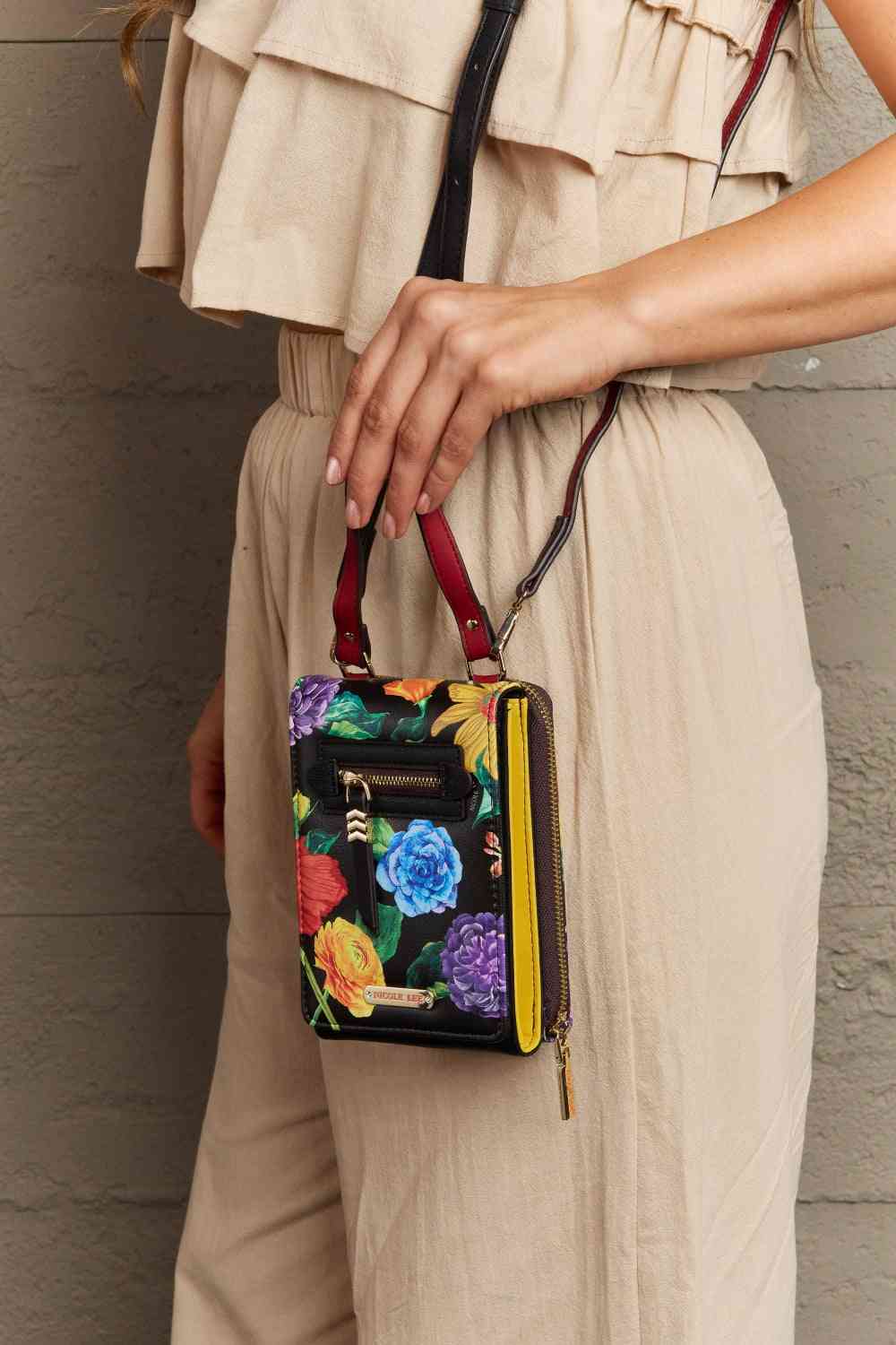 Nicole Lee USA Small Crossbody Wallet Jassorted