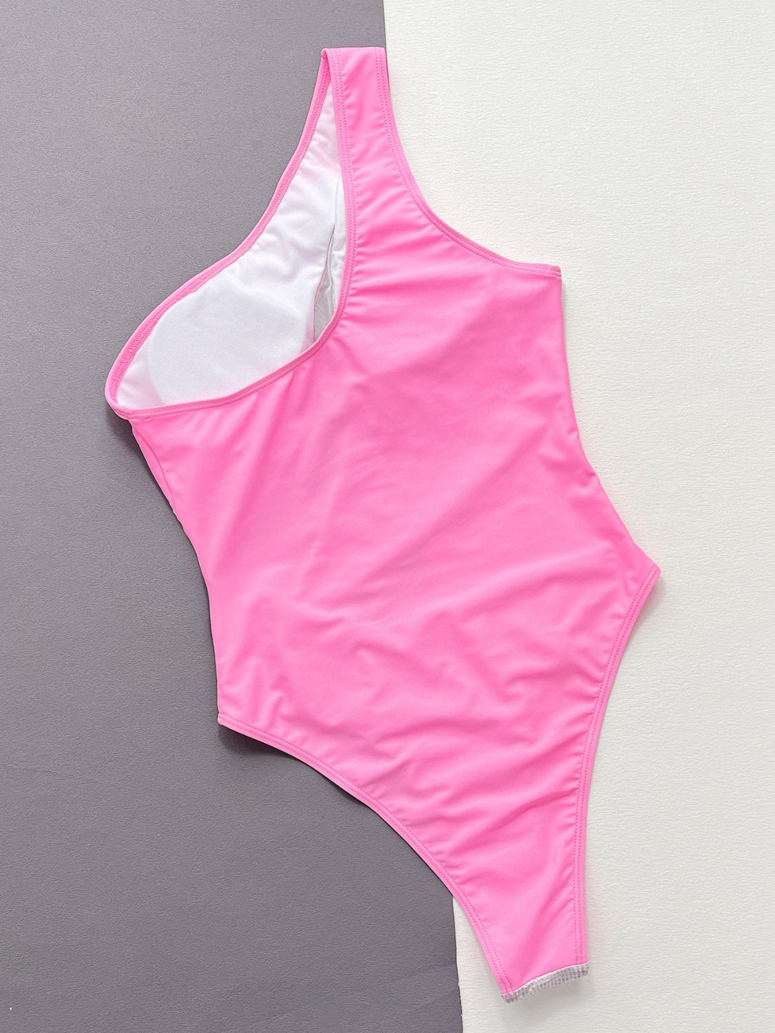 Contrast Panel One-Piece Swimsuit Trendsi