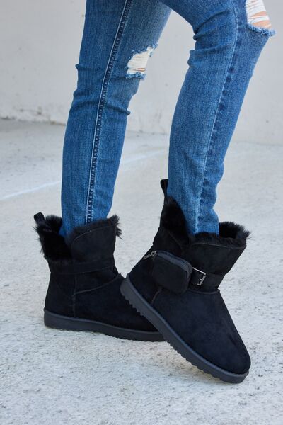 Forever Link Plush Thermal Flat Boots Trendsi