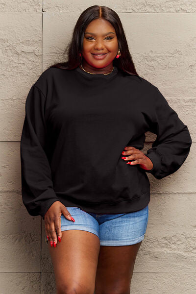Simply Love IF I'M TOO MUCH THEN GO FIND LESS Round Neck Sweatshirt Jassorted