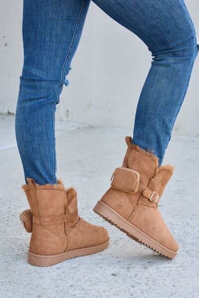 Forever Link Plush Thermal Flat Boots Trendsi