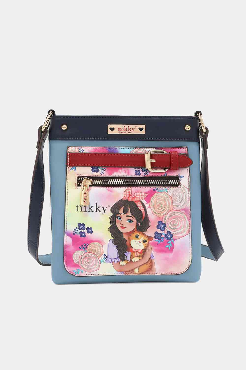 Nicole Lee USA Nikky Crossbody Bag Jassorted Lovely Clara One Size