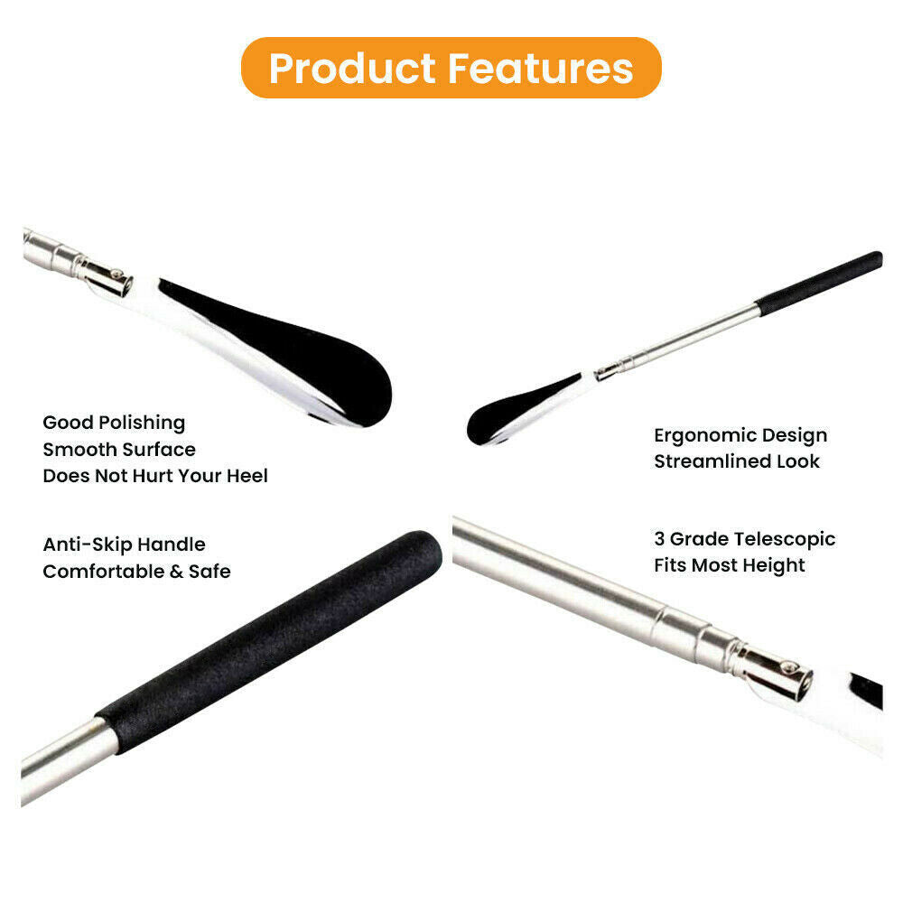 Shoe Horn w/ Extra Long Handle Jassorted