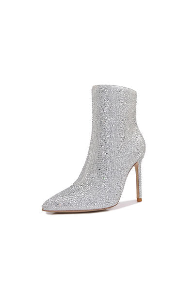 Melody Rhinestone Stiletto Boots Trendsi