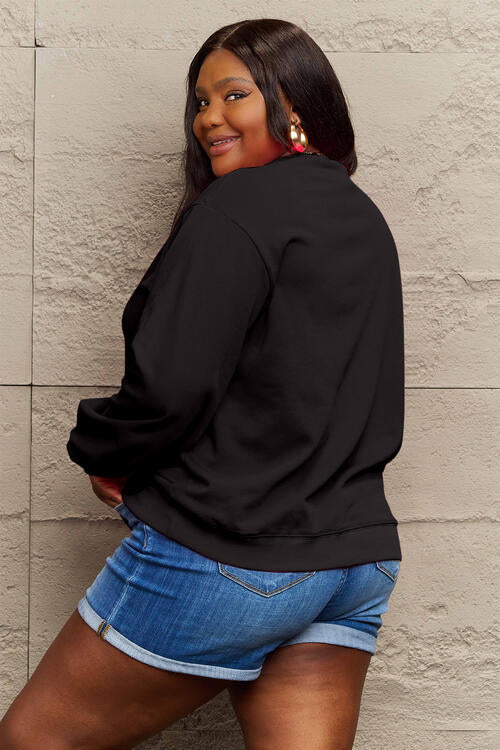 Simply Love Full Size CHRISTMAS Long Sleeve Sweatshirt Jassorted