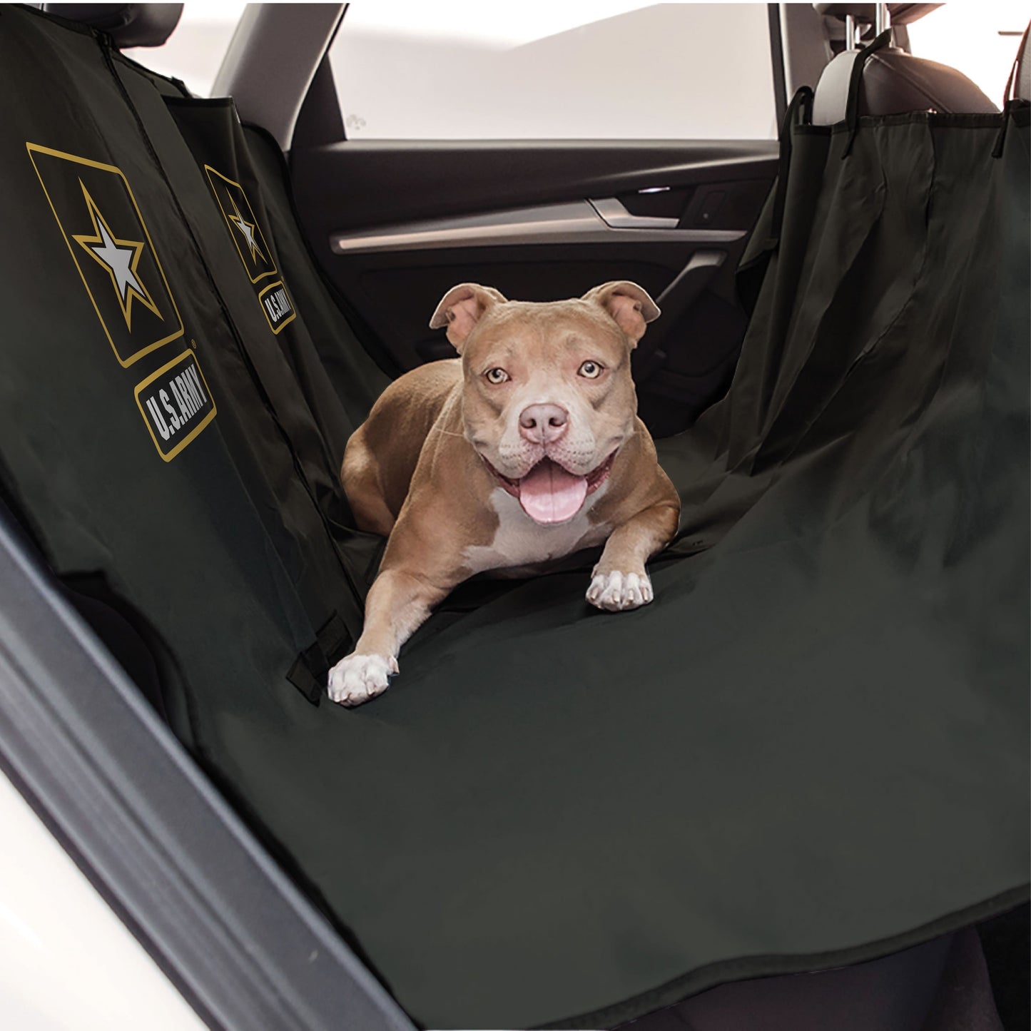 US Army Car Seat Pet Hammock Cover - Dark Camo Jassorted