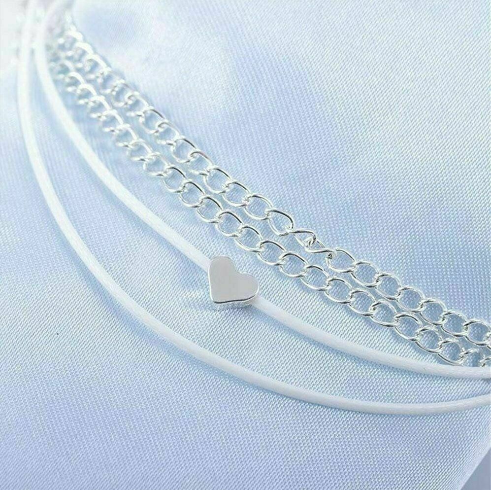 Love Heart Ankle Bracelet (Anklet) Jassorted