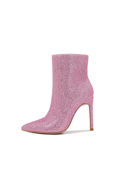 Melody Rhinestone Stiletto Boots Trendsi