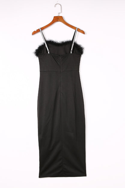 Black Spaghetti Strap Dress  Trendsi   