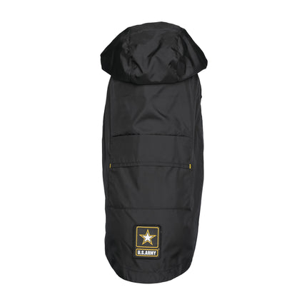 Black Packable Dog Raincoat  Jassorted Black S 