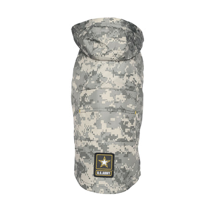 Camo Packable Dog Raincoat  Jassorted Light Gray S 