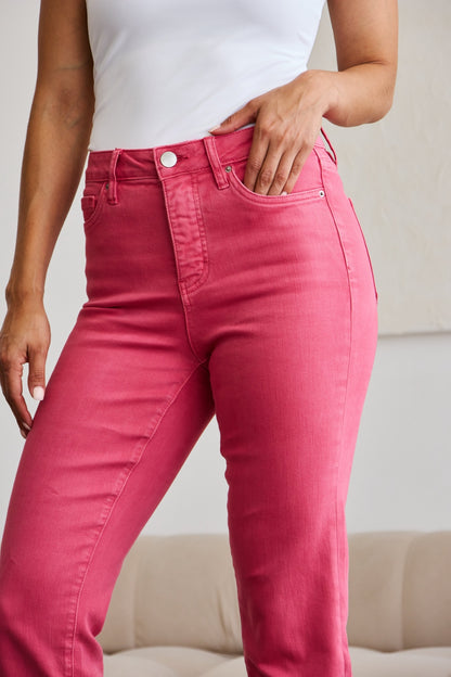 RFM Crop Dylan Tummy Control High Waist Jeans  Trendsi   