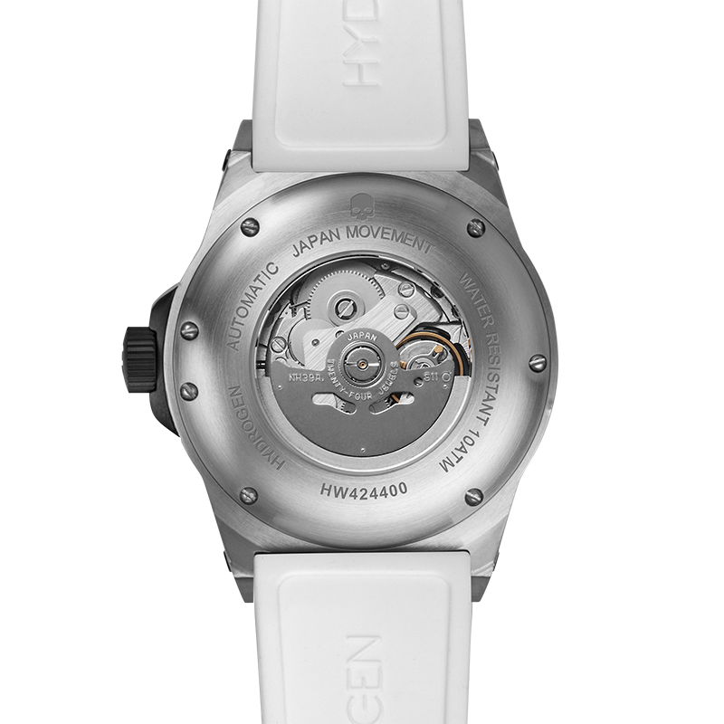 Vento Silver White Hydrogen Watch Watches Ruby Alcestis   